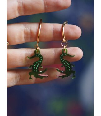 Emma Fick Gator Hoop Earrings