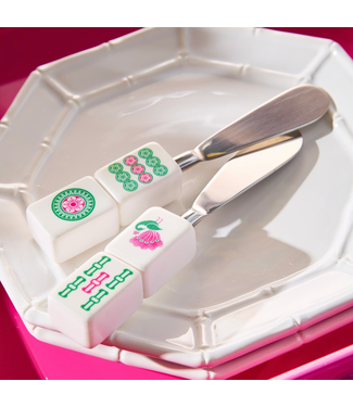 Two's Comany Mahjong Spreaders S/2