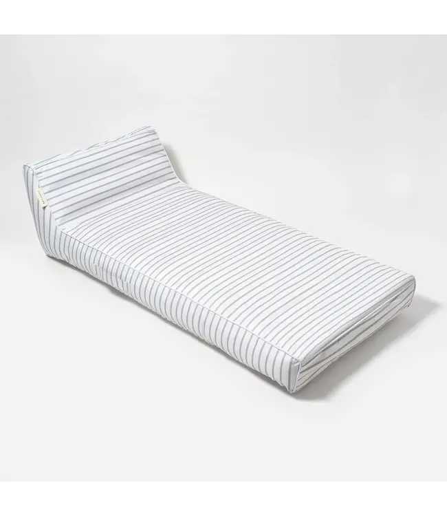 Luxe Lie-On Lounger Lazy Days Blue Stripe