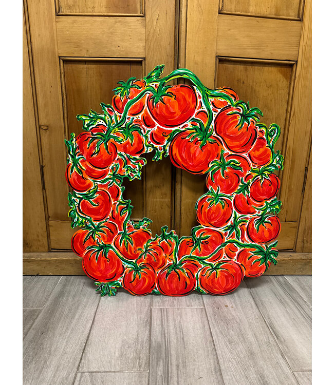 Cynthia Kolls Resin Tomato Wreath