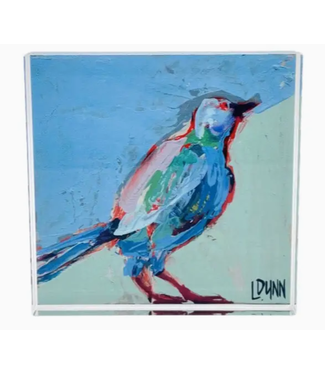 Lauren Dunn Bluebird Acrylic Block