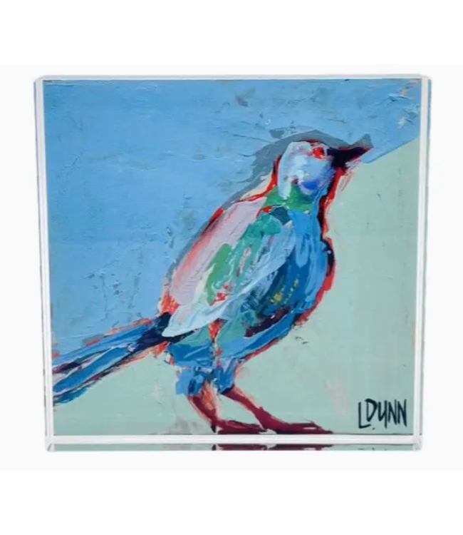 Bluebird Acrylic Block
