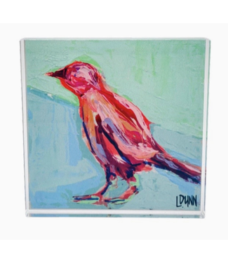 Lauren Dunn Cardinal Acrylic Block