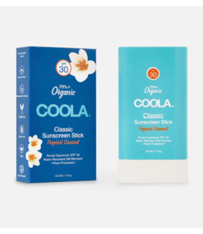 COOLA Classic Stick SPF30 0.6oz Tropical Coconut