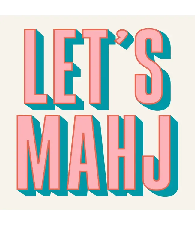 Let's Mahj Napkin