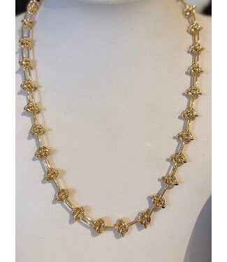 Laura McClendon Gold Knot Necklace