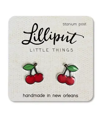 Lilliput Little Things Cherry Earrings