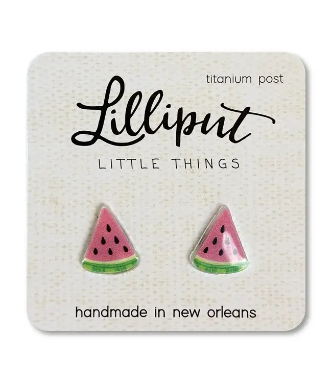 Watermelon Fruit Earrings