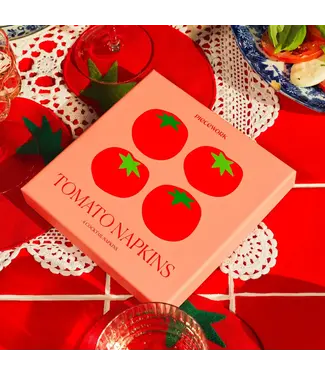 Piecework Puzzles Tomato Cocktail Napkins s/4