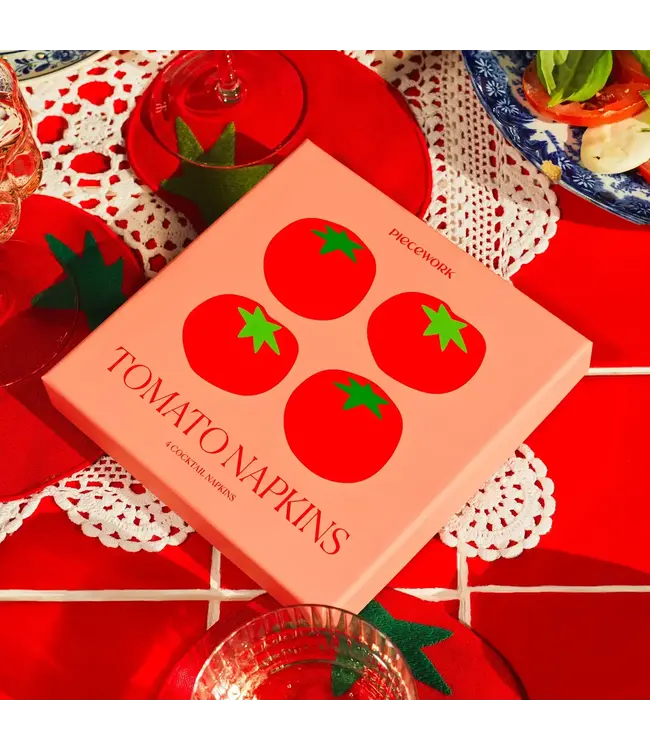 Tomato Cocktail Napkins s/4