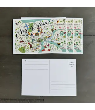 Galleyware New Orleans Postcard
