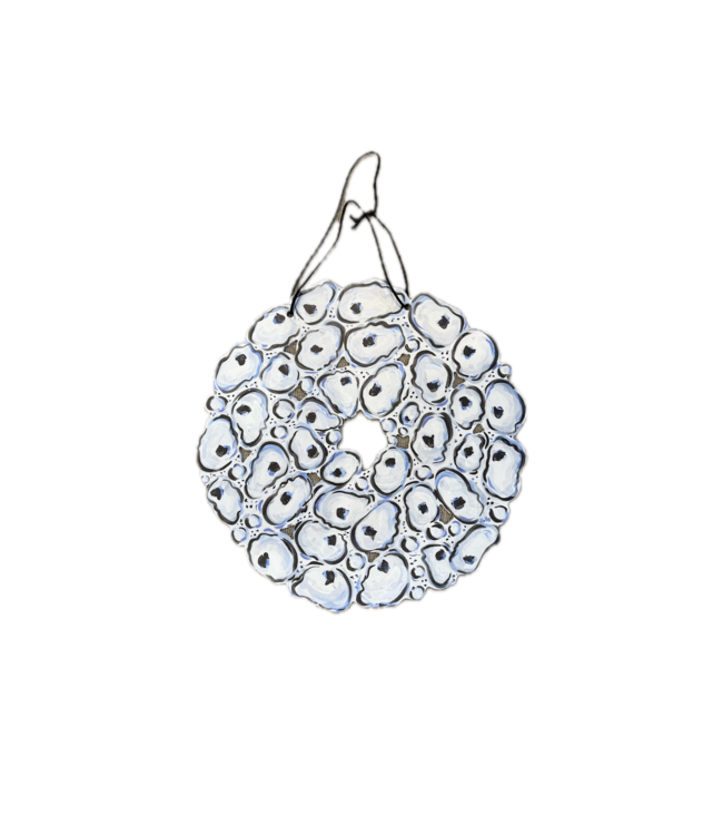 Cynthia Kolls Oyster Wreath Door Hanger