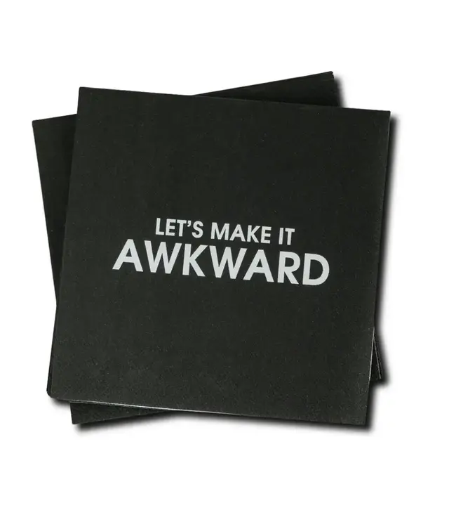 Let's Make it Awkward Napkins