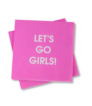 Chez Gagne Let's Go Girls Napkins