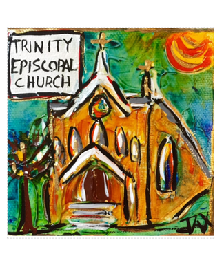 Jax Jax Trinity Church Mini Painting