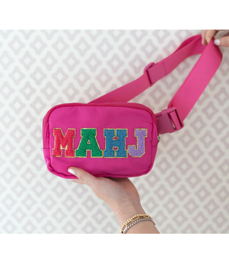 Mini Mahjer Tile & Travel Bag: Pink Mahj