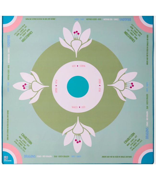 Sage Lotus Mahjong  Mat