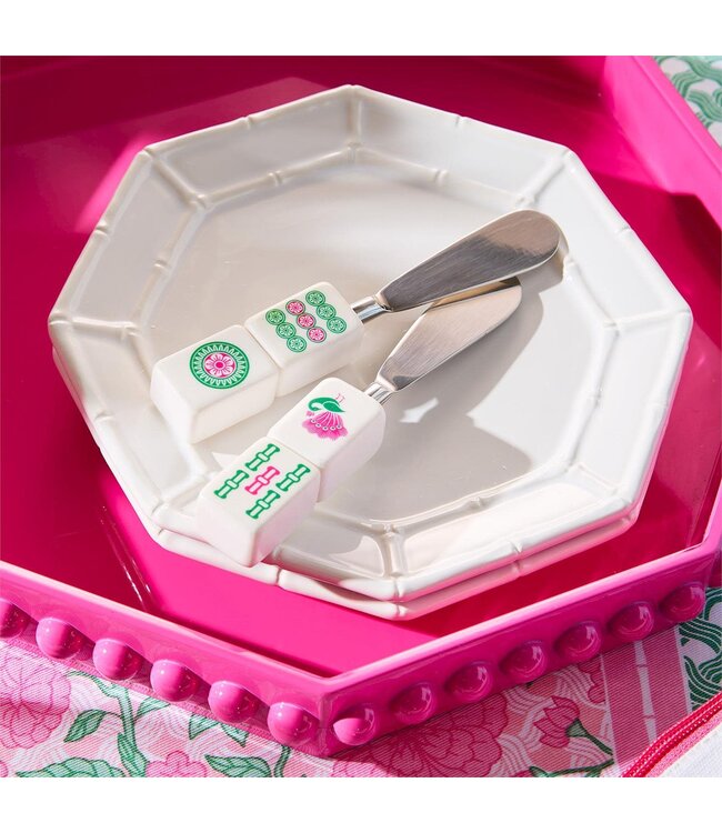 Pink Octagonal Tray