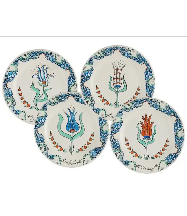 Gien La Favorite Dessert/Salad Plate