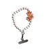 Hand-Painted Cherry Blossom Gemstone Bracelet Phone Chain
