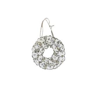 Cynthia Kolls Cynthia Kolls Cotton Blossom Wreath Door Hanger