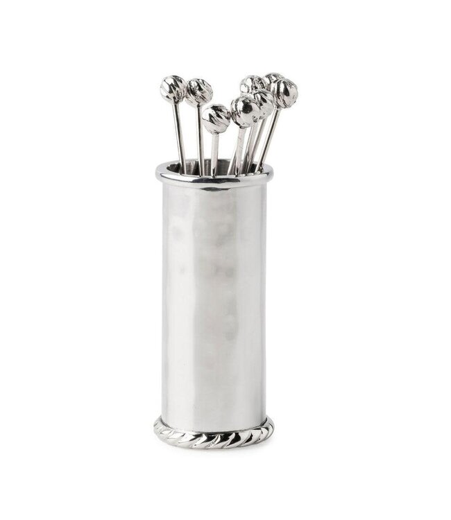 Graham Barware Cocktail Picks and Holder