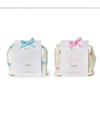 Two's Company Pillowcase and Eye Mask