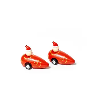 Jack Rabbit Creations Pull Back Santa in Sleigh