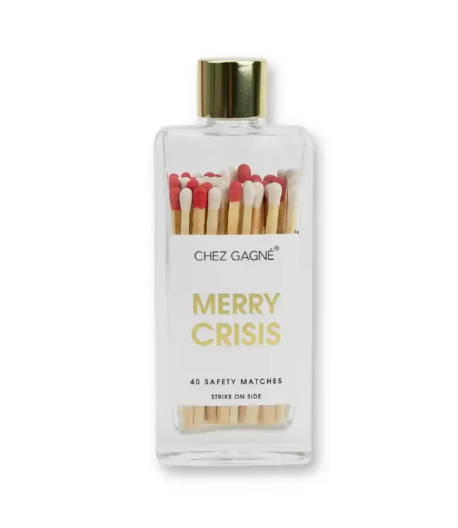 Merry Crisis - Glass Bottle Matches