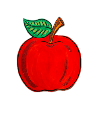 Cynthia Kolls Cynthia Kolls Wooden Apple Door Hanger