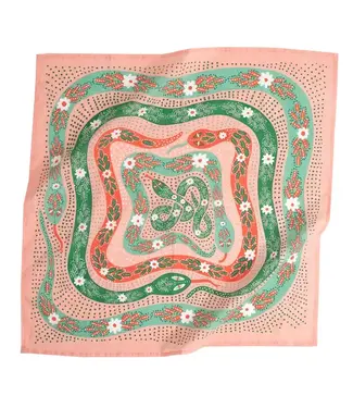 Handker Bandanas No. 069 Snakes Pink
