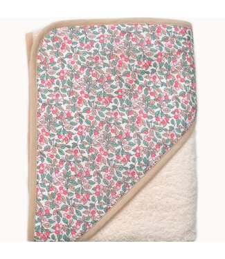 BARNABÃ‰ AIME LE CAFÃ‰ Liberty® Sponge and Fabric Baby Bath Cape
