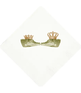 Alexa Pulitzer Kissing Gators Beverage Napkins