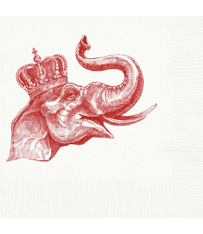 Lucky Elephant Beverage Napkins