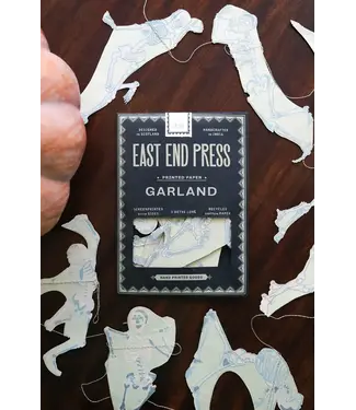 East End Press Dancing Skeletons Sewn Garland