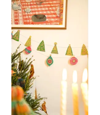 East End Press Midcentury Trees Sewn Garland