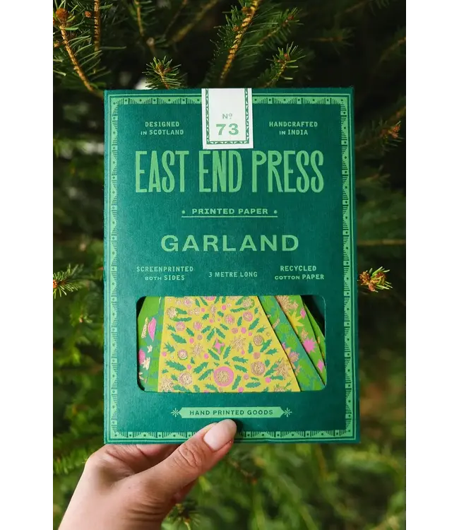 Midcentury Trees Sewn Garland