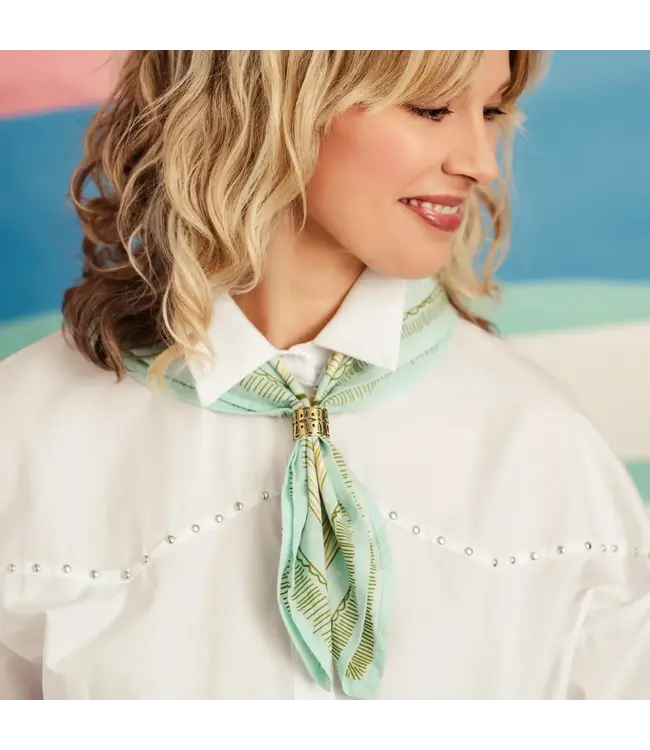 Tula Brass Bandana Slide Ring