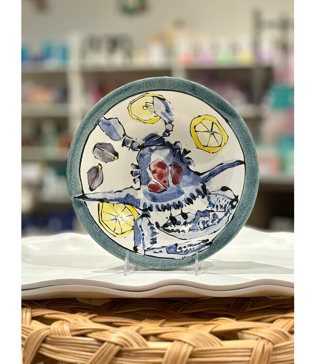 Medium Lip Bowl - Crab