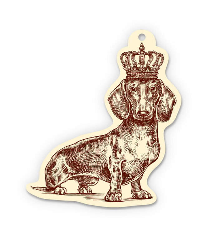 Royal Dachshund Ornament
