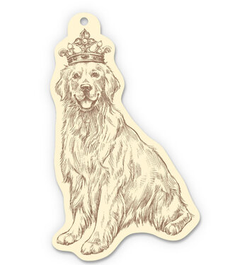 Alexa Pulitzer Royal Golden Retriever Ornament
