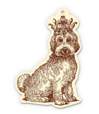Alexa Pulitzer Royal Labradoodle Ornament