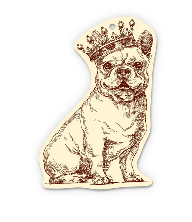 Royal Frenchie Ornament