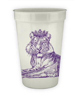 Alexa Pulitzer Royal Tiger 16oz Pearlized Cups