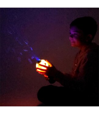 Two's Company Jack-o-Lantern Illuminating Bubble Wand Blower