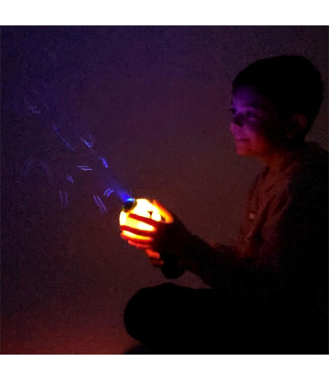 Jack-o-Lantern Illuminating Bubble Wand Blower