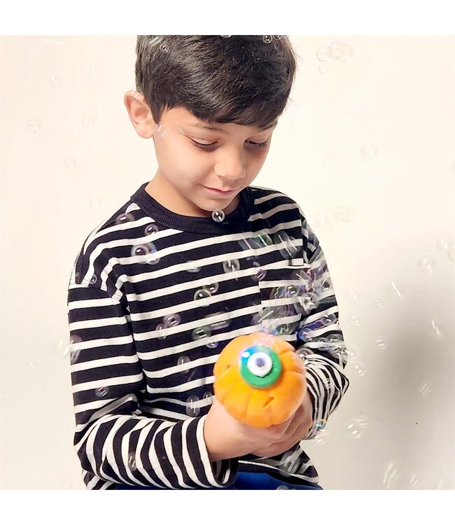 Jack-o-Lantern Illuminating Bubble Wand Blower