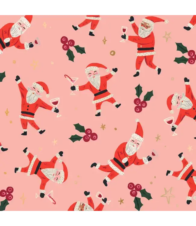 Christmas Cocktail Napkins | Happy Santa - 20ct