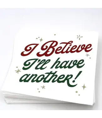 Soiree Sisters Funny Christmas Cocktail Napkins | Have Another - 20ct