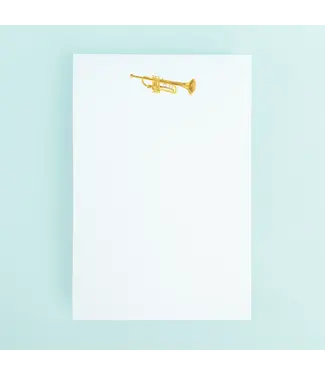 Taylor Paladino Trumpet Watercolor 50-Sheet Notepad
